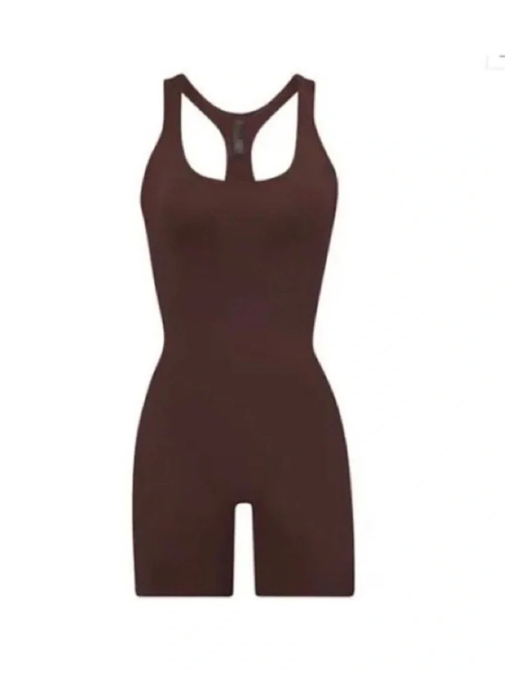 SKIMS Cycle Suit One Piece Swim Suit - Coco Size L